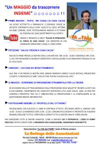 Programma MAGGIO 2013 _ZOOM locandina_