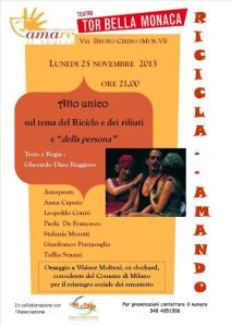 RICICLA AMANDO_locandina 25 nov 2013