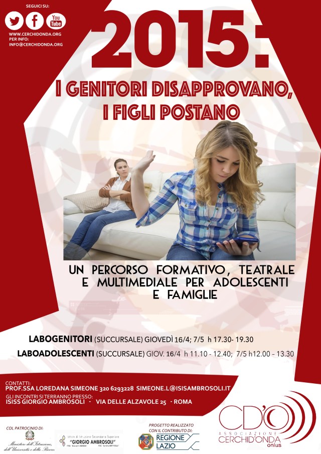 CERCHI ONDA 2015 Labo Genitori figli locandina  succursale CORRETTA