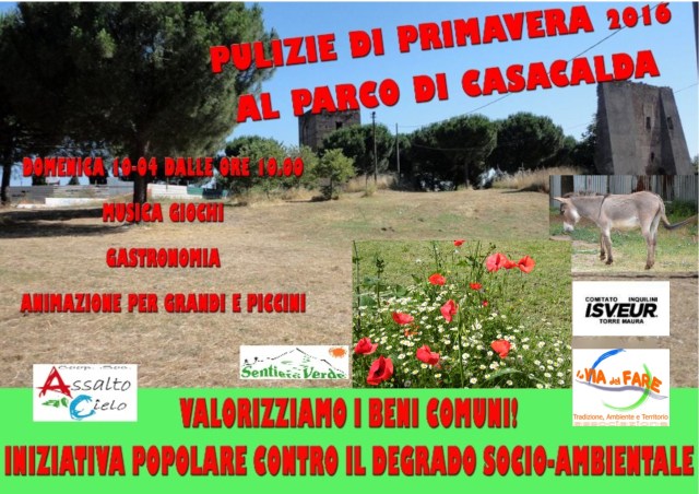 Pulizie Primavera 2016 Casa Calda (10 apr 16)